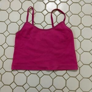 Pink Crop Top
